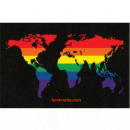 Rainbow World Flag Sticker