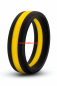 Preview: Performance Silicone Go Pro Cockring, black/yellow