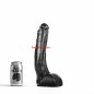 Preview: All Black Dildo Justin, 11,5 inch