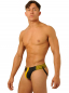 Preview: Fist Leather Jock, black/yellow