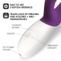 Preview: LELO Ina Wave™ Rabbit Vibrator, Plum -PRICE CUT-