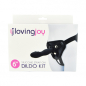 Preview: Loving Joy 6 Inch Silicone Strap On Dildo Kit,black  -Price Cut-