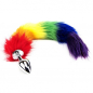 Preview: Rainbow Tail with metal plug