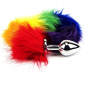 Preview: Rainbow Tail with metal plug