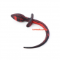 Preview: RudeRider Little Dog Tail Plug 28 x 3 cm Black/Red Silicone