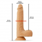 Preview: Rude Rider Active Dude Killian, 8,7 inch, flesh - Thrusting, Vibrating and Rotating