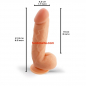 Preview: Rude Rider Ultra Realistic Dildo Regular Dude Adam, flesh