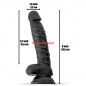 Preview: Rude Rider Ultra Realistic Dildo Regular Dude Marcel, black