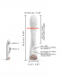 Preview: Dorcel - Flexi - Heating Rabbit Vibrator, white