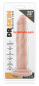 Preview: Dr. Skin Realistic 7,5 inch Dildo with Suction Cup, (flesh)