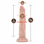 Preview: Dr. Skin Realistic 7,5 inch Dildo with Suction Cup, (flesh)