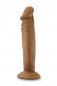 Preview: Dr. Skin Realistic 6 inch Dildo with Suction Cup, brown