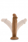 Preview: Dr. Skin Realistic 6 inch Dildo with Suction Cup, brown