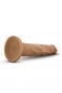 Preview: Dr. Skin Realistic 7,5 inch Dildo with Suction Cup, brown (mocha)