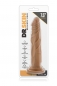 Preview: Dr. Skin Realistic 7,5 inch Dildo with Suction Cup, brown (mocha)