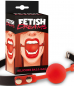 Preview: Fetish Dreams Silicone Ball Gag, red