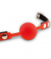 Preview: Fetish Dreams Silicone Ball Gag, red