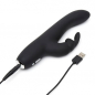 Preview: Fifty Shades of Grey Greedy Girl Rechargeable Slimline Rabbit Vibrator