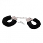 Preview: Furry Handcuffs, black - Price Cut -