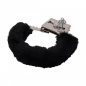 Preview: Furry Handcuffs, black - Price Cut -