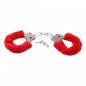 Preview: Furry Handcuffs, red  - Price Cut -