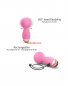 Preview: Love to Love - Itsy Bitsy Mini Wand Vibrator, pink