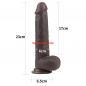 Preview: Lovetoy Sliding-Skin Dual Layer Dong, brown