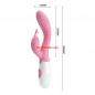 Preview: Pretty Love: Hyman - Curved G-Spot Rabbit Vibrator, pink