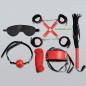 Preview: Secret Play Bondage / bdsm kit Black & Red Collection