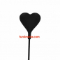 Preview: Silicone Heart Shaped Crop with Feather Tickler