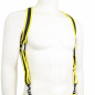 Preview: Slave Chest Neoprene Harness, black-yellow