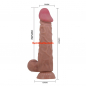 Preview: Pretty Love Sliding Skin 9.4" Dildo, brown