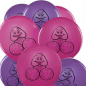 Preview: Willy Balloons Pink and Purple, 10 pcs.