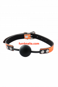 Radiant Glow in the Dark Ball Gag, orange