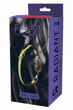 Radiant Glow in the Dark Ball Gag, green