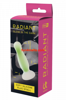 Radiant Soft Silicone Glow In The Dark Plug Small