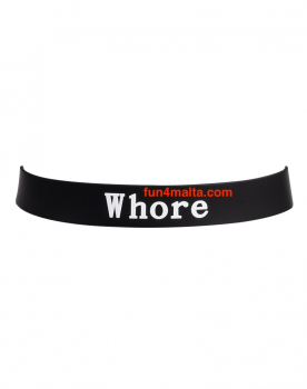 Rimba Silicone Collar, black - Whore