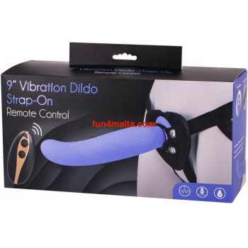 9 inch Vibration Dildo Strap On with Remote Control