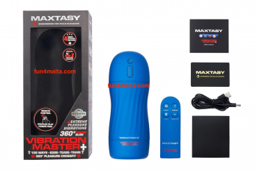 Maxtasy Vibration Master Masturbator Version 2 with Remote Control