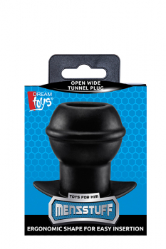 Menzstuff Open Wide Tunnel Plug, black