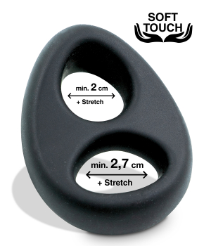 Mr. Cock Duo Silicone Cockring