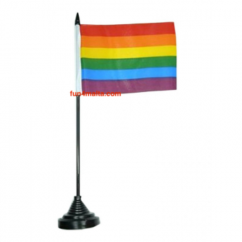 Rainbow Pride Table Flag