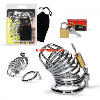 Rude Rider Steel Chastity Cock Cage small