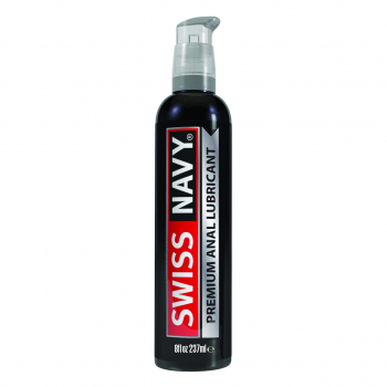 Swiss Navy Premium Silicone Anal Lubricant  8 fl oz / 237 ml.