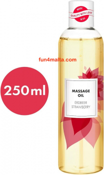 Amor Massageoil Strawberry. 250 ml.