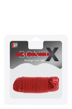 Bondage Rope, red,  10 meter