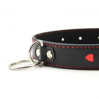 Collar and Leash with heart