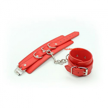 Cuffs for hand and ankle, red