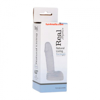 Dildo Real Rapture Clear Jelly 4,5 inch