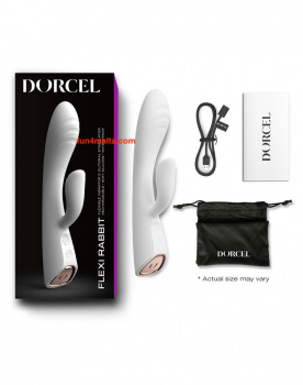 Dorcel - Flexi - Heating Rabbit Vibrator, white